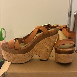 Rachel Zoe Cork Wedges
